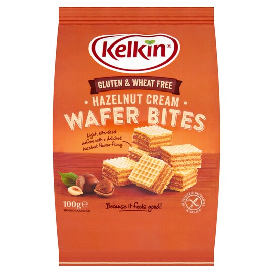 Kelkin Hazelnut Cream Wafer Bites 100G Tesco Groceries