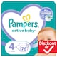 Pampers Active Baby Pelenka, Méret: 4, 76 db Pelenka, 9kg-14kg  1. kép