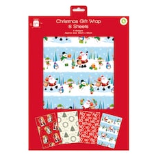 Giftmaker Christmas Gift Wrap 8 Sheets