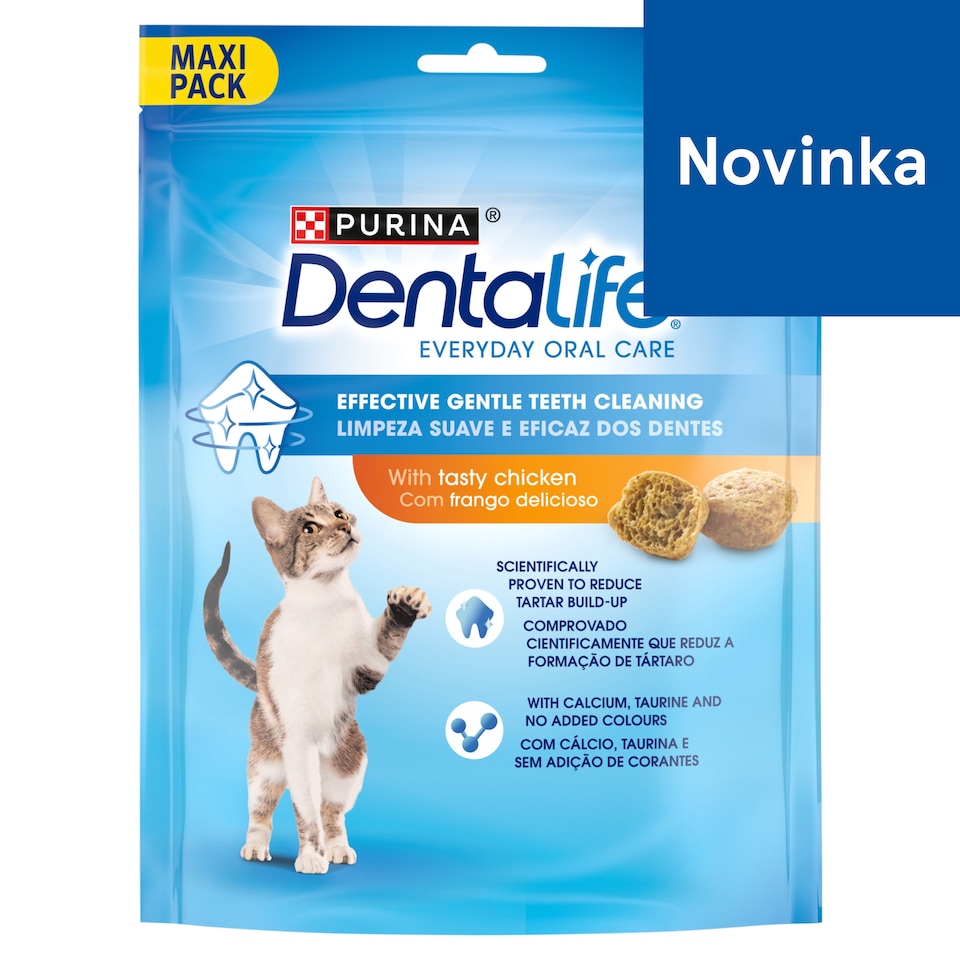 DENTALIFE Cat s kuraťom 140 g