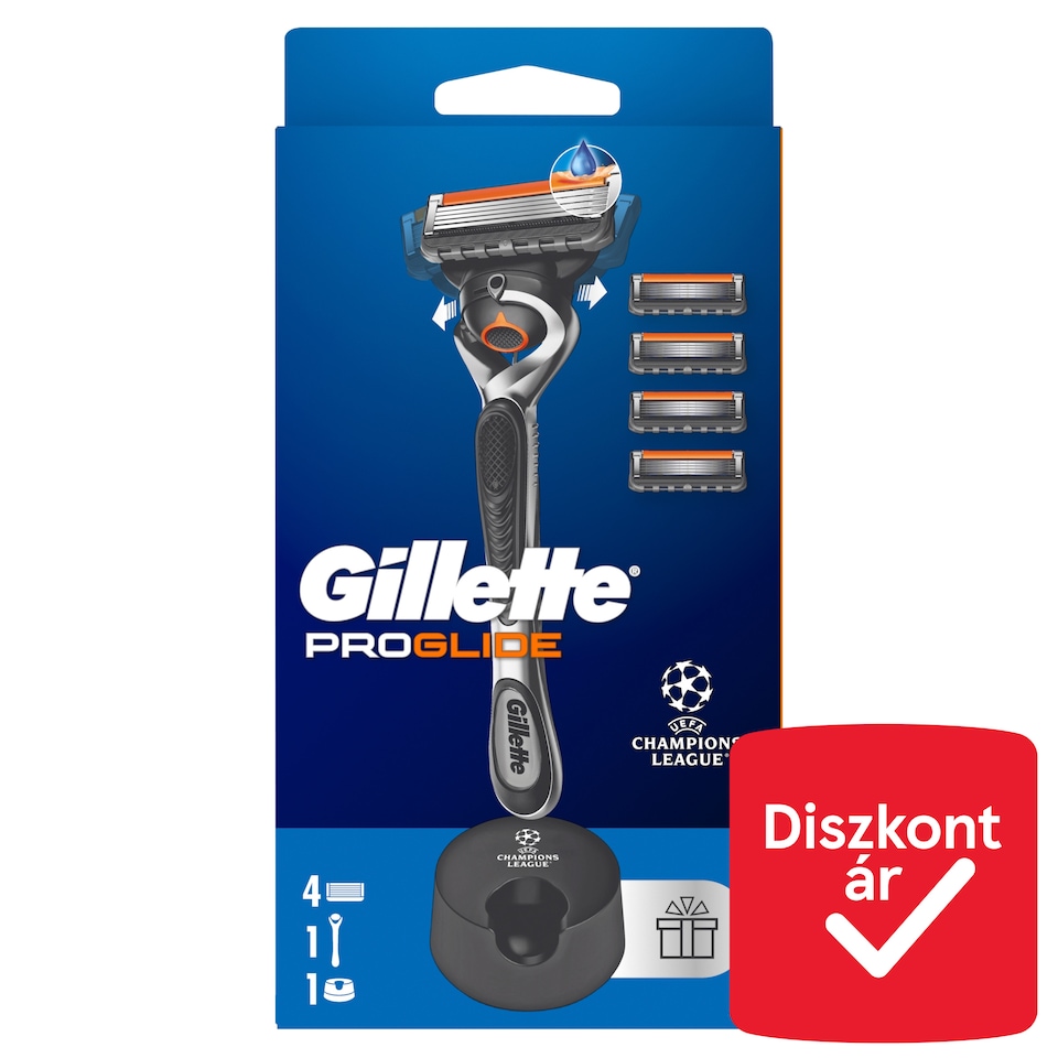 image 1 of UEFA Champions League Special Edition Gillette ProGlide Razor for Men, 4 Refills