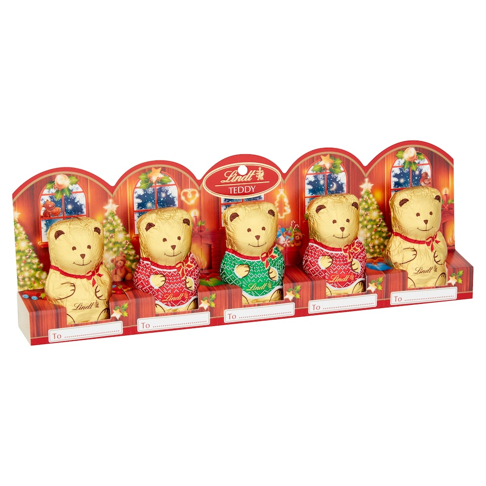 image 1 of Lindt Teddy Perforated 5 Pack 50G