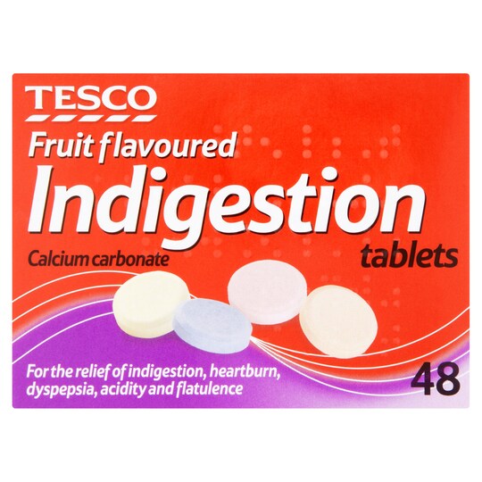 Tesco Indigestion Tabs Fruit 48S Tesco Groceries tesco-indigestion-tabs-fruit-48s-tesco-groceries