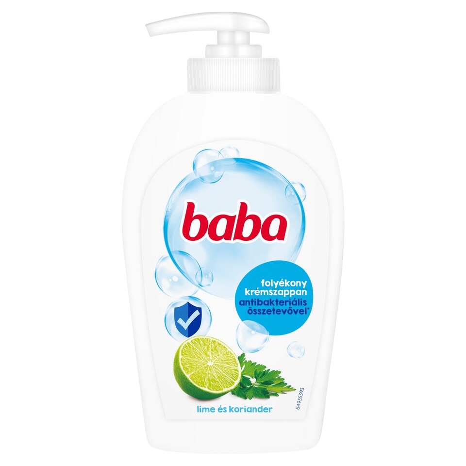 Baba Lime és Koriander folyékony krémszappan antibakteriális összetevővel 250 ml