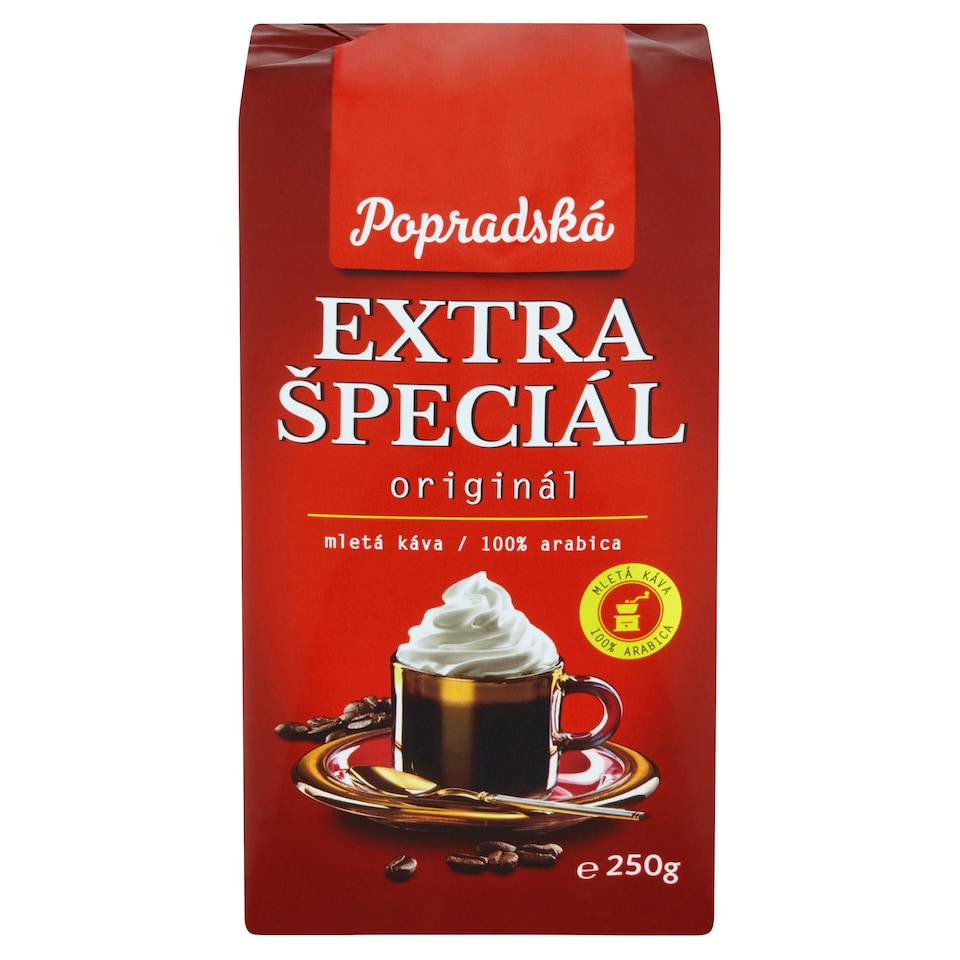obrázok 1 z Popradská Extra špeciál pražená mletá káva 250 g