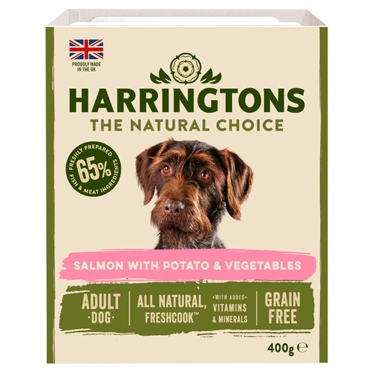 Harringtons Grain Free Salmon & Vegetable Adult Dog 400G Tesco Groceries