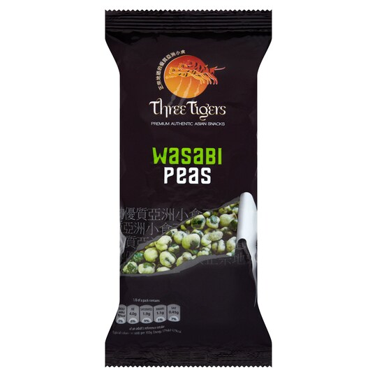 Three Tigers Wasabi Peas 200G Tesco Groceries
