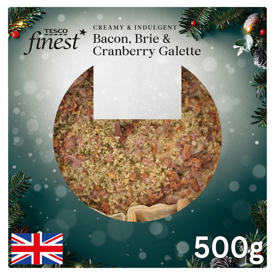 Tesco Finest Bacon, Brie & Cranberry Gallette 500g