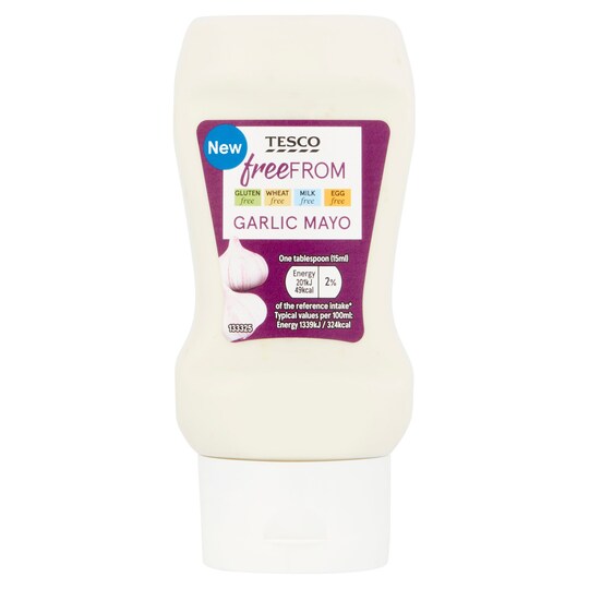Tesco Free From Garlic Mayonnaise 250Ml Tesco Groceries