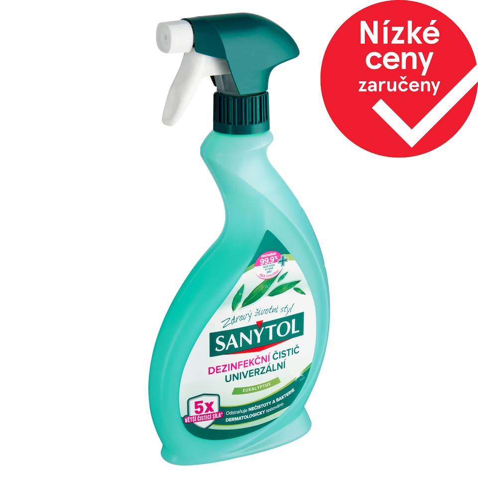 Obrázek 1 pro produkt Sanytol Dezinfekční čistič univerzální eukalyptus 500ml