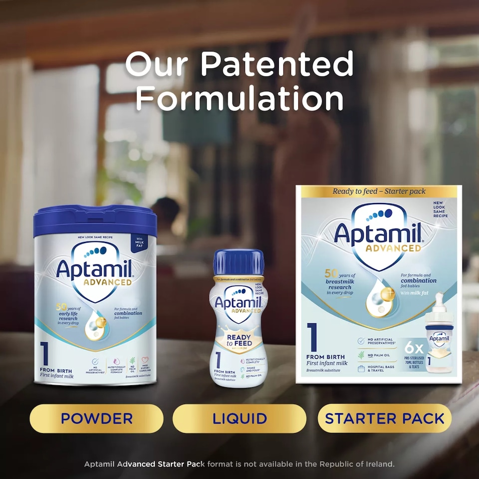 image 1 of Aptamil Advanced 1 First Baby Milk Formula Powder From Birth 800g