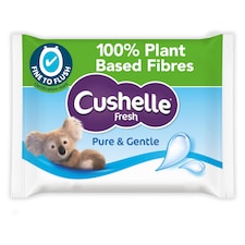 Cushelle Fresh Care Flushable Moist Toilet Tissue Wipes 38 Pack