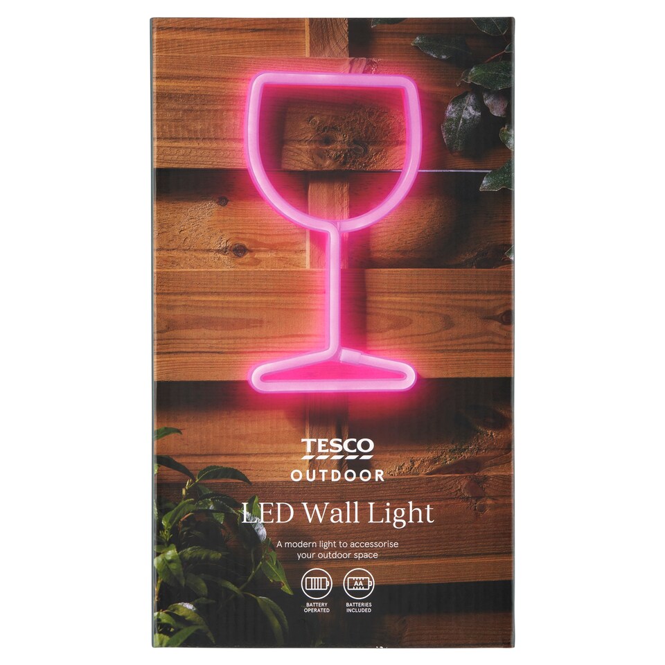 Tesco Outdoor LED fali lámpa 14,5 x 1,8 x 25,5 cm