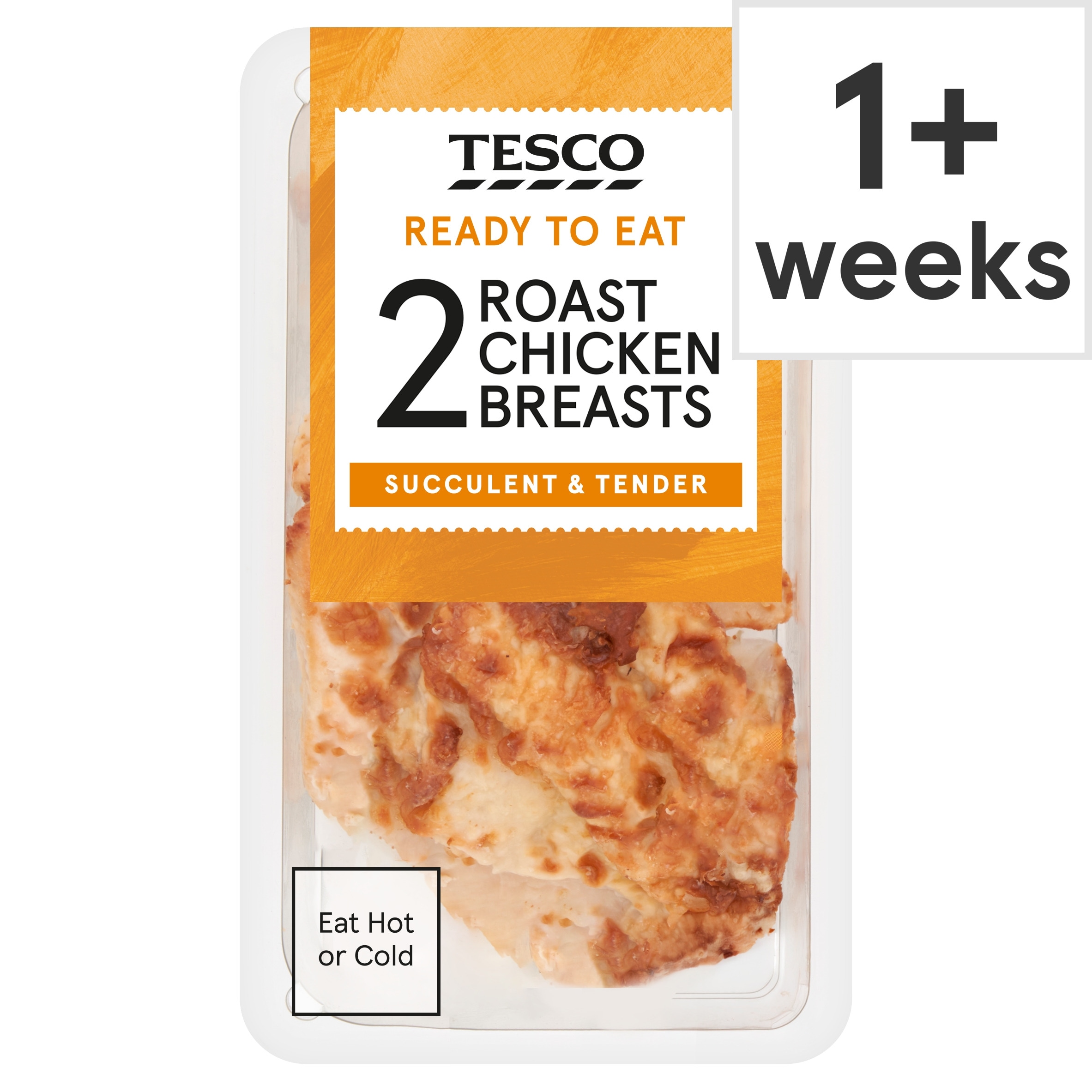 Tesco 2 Roast Cooked Chicken Breast Fillets 245 G