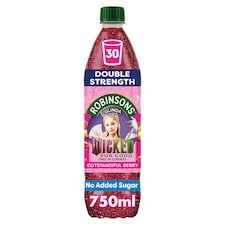 Robinsons Double Strength Glinda No Added Sugar Squash 750ml