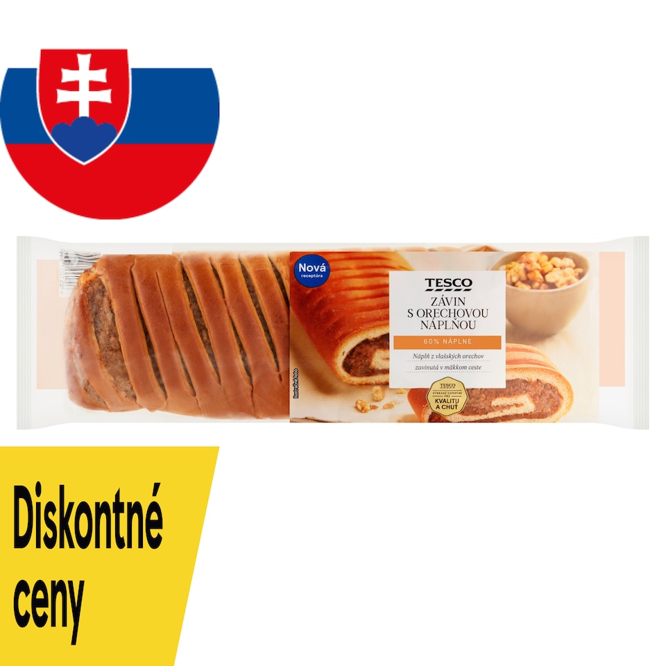 Tesco Strudel with Walnut Filling 400 g
