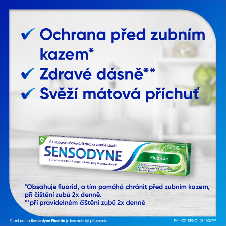 image 1 of Sensodyne Fluoride zubní pasta 75ml