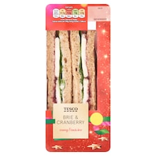Tesco Brie & Cranberry Sandwich