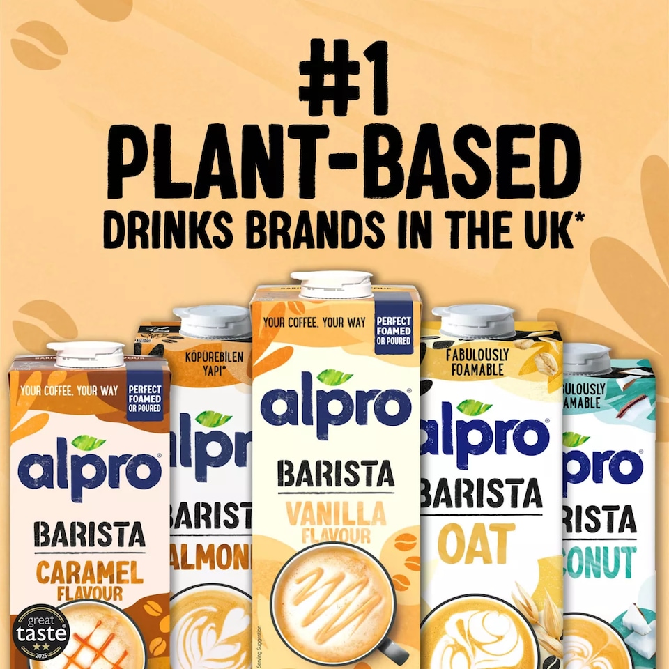 image 1 of Alpro Barista Vanilla Flavour Oat Soya Drink 1L