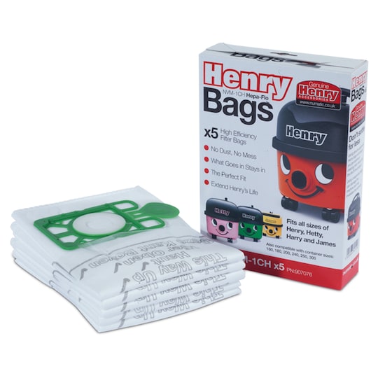 Henry Genuine Bags 5 Pack Tesco Groceries BAGGED TESCO VACUUM Cleaner £12.00