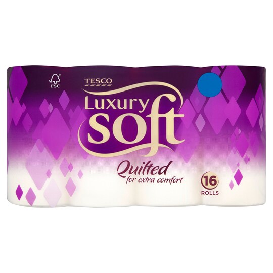 Tesco Luxury Soft Quilts 16Rolls Tesco Groceries