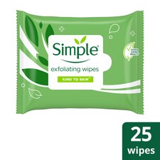 Simple Kind To Skin Exfoliating Facial Wipes 25S
