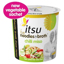 itsu BIG chilli miso instant noodles & broth pot 99g