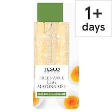 Tesco Free Range Egg Mayonnaise Sandwich