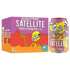 Beavertown Satellite Super Session IPA 2.8% 4 x 330ml