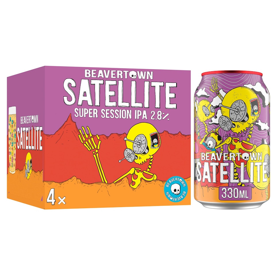 Beavertown Satellite Super Session IPA 2.8% 4 x 330ml