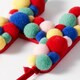 image 4 of Paperchase Cosmic Christmas Pom Pom Letter H Hanging Decoration