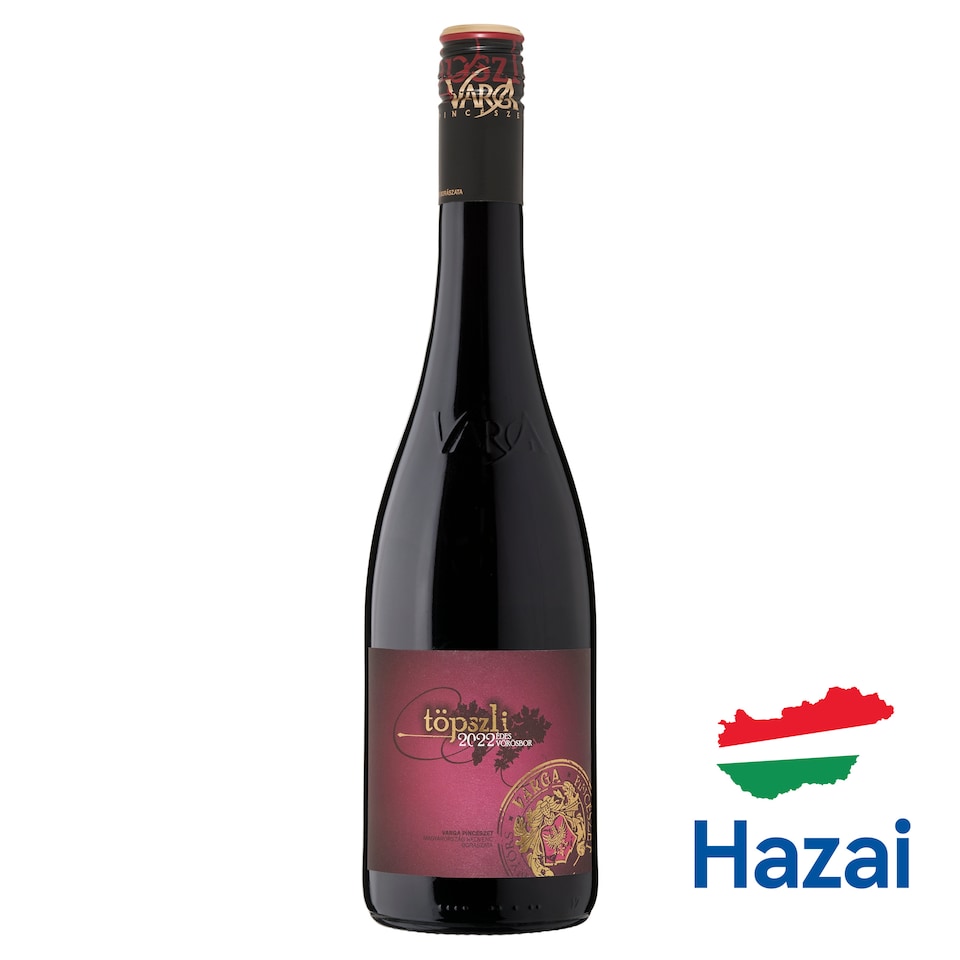 Varga Pincészet Balatonboglári Töpszli Cuvée édes vörösbor 13% 0,75 l