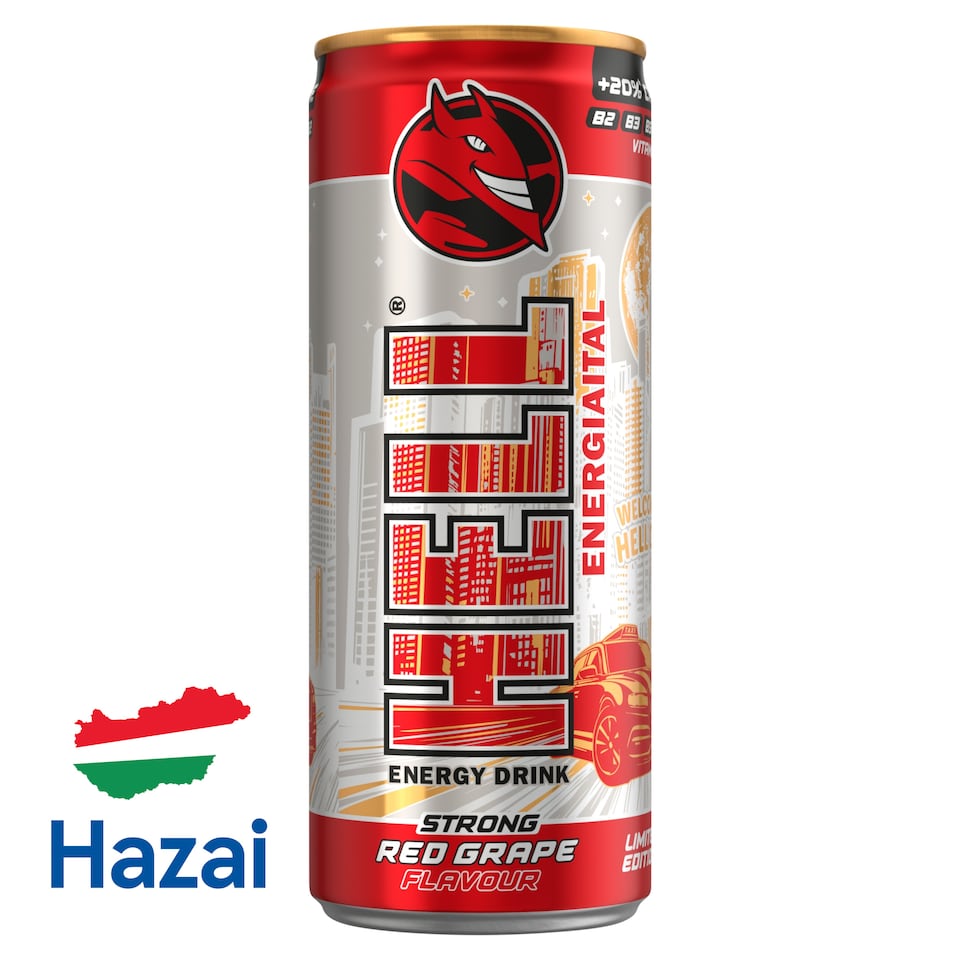 image 1 of HELL Strong Red Grape Flavour Energy Drink 250 ml