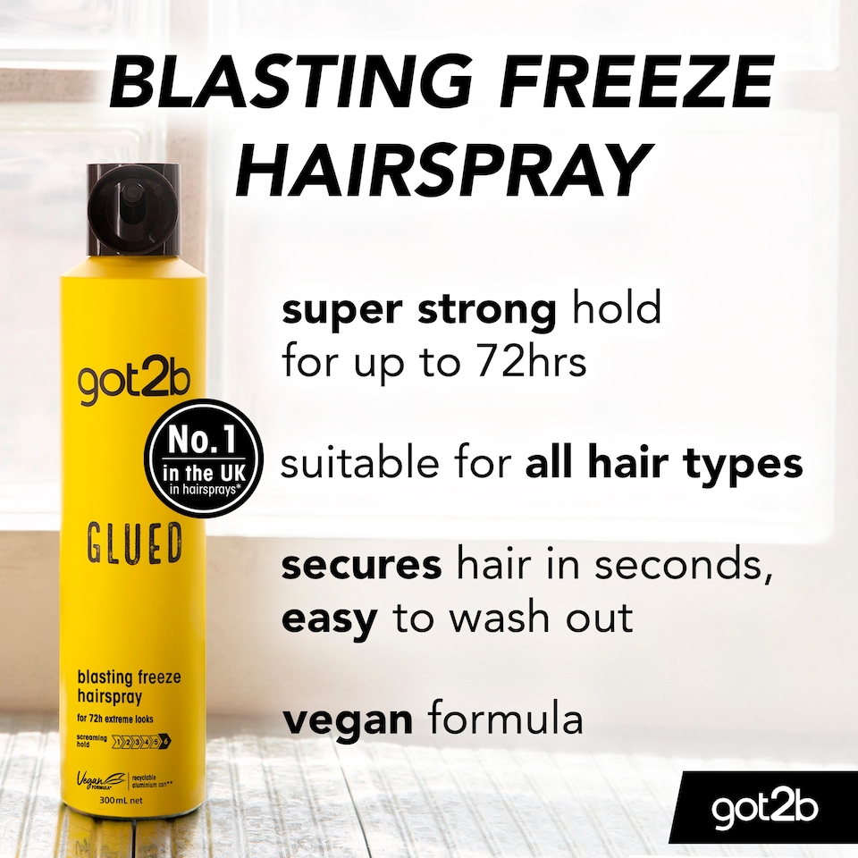 image 1 of got2b Glued Blasting Freeze Hairspray 300ml