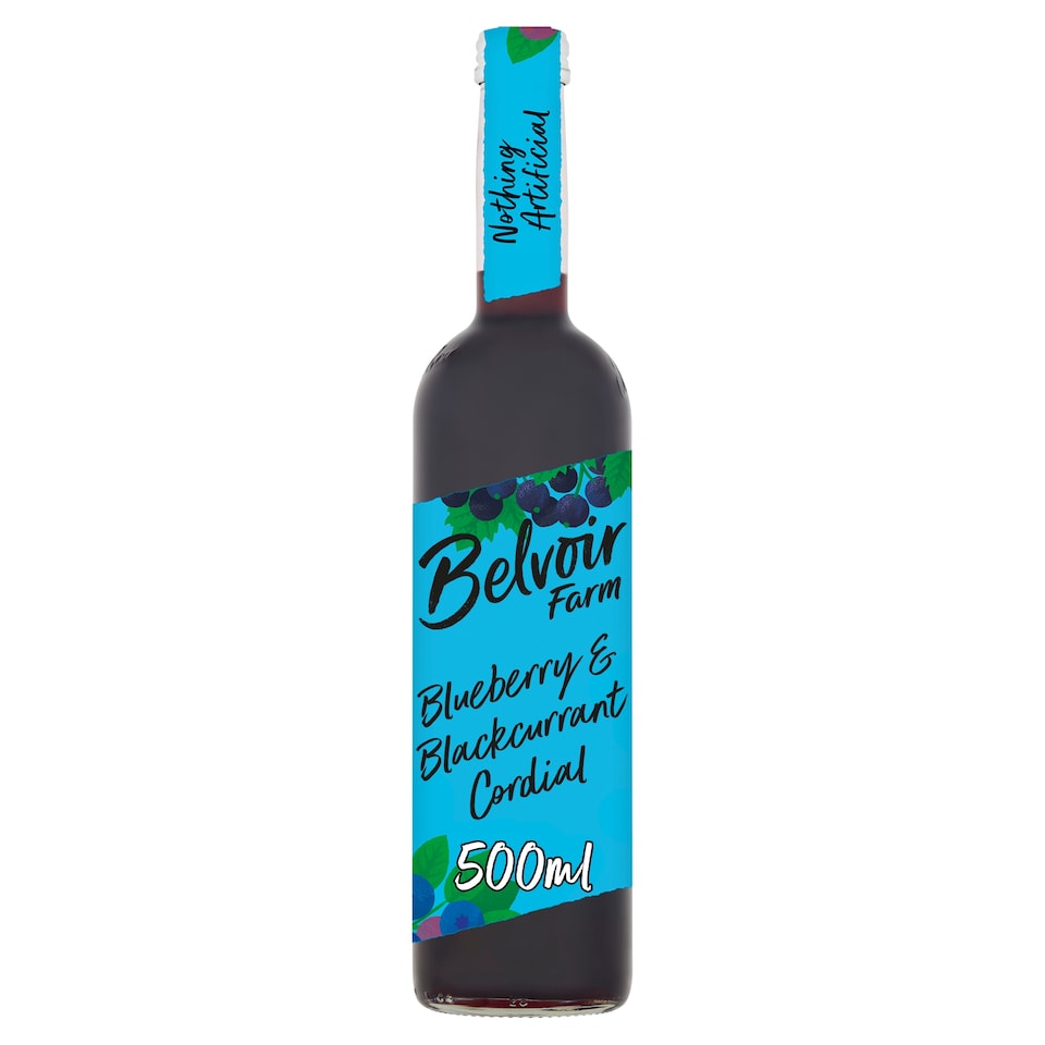 Belvoir Blueberry Blackcurrant Cordial 500Ml