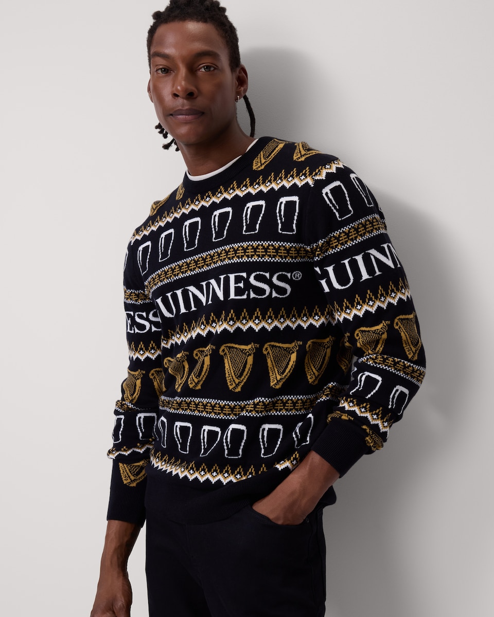 image 1 of Guinness Christmas Jumper in Multi