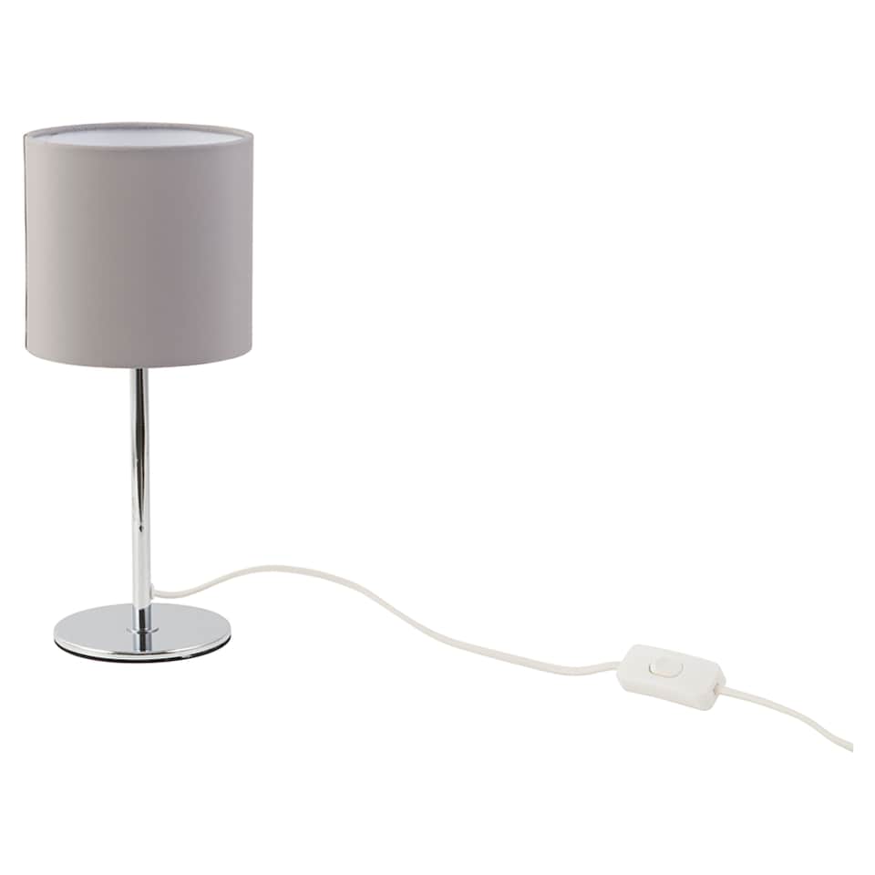 F&F Home Grey Metal Table Lamp