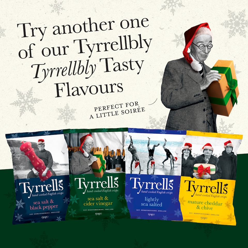 image 1 of Tyrrells Sea Salt & Cider Vinegar Sharing Crisps 150g