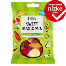 Tesco Želé cukríky s ovocnými príchuťami 100 g