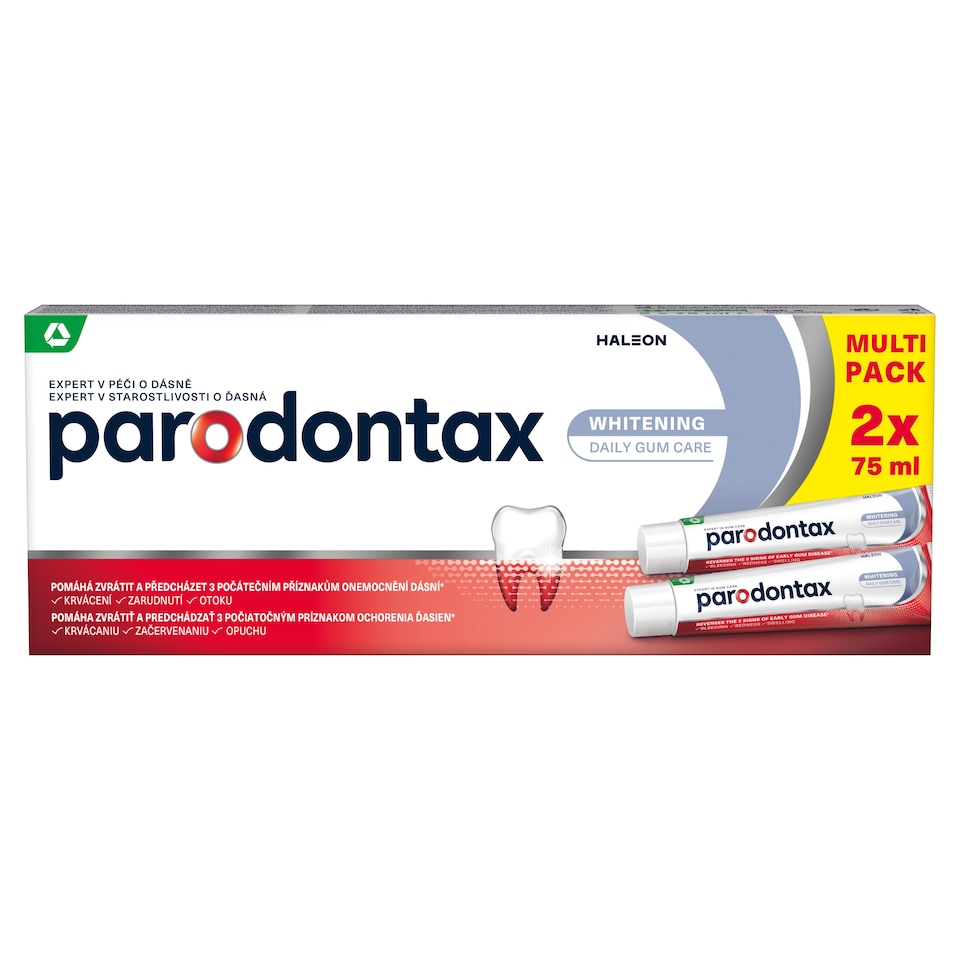 obrázok 1 z Parodontax Whitening zubná pasta s fluoridom 2 x 75 ml