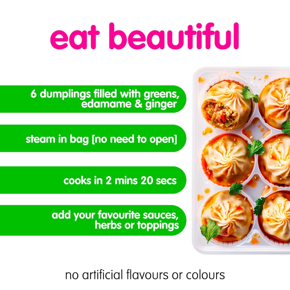image 1 of itsu vegetable steamed dumplings 168g