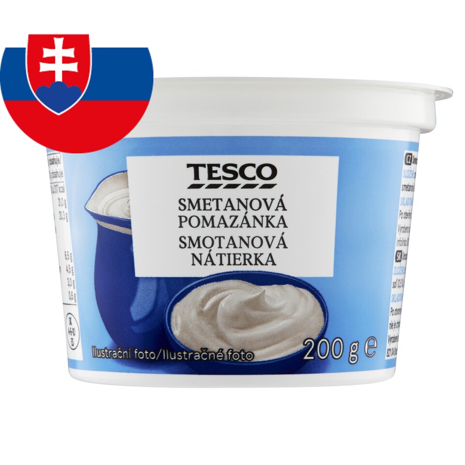 Tesco Smotanová nátierka 200 g