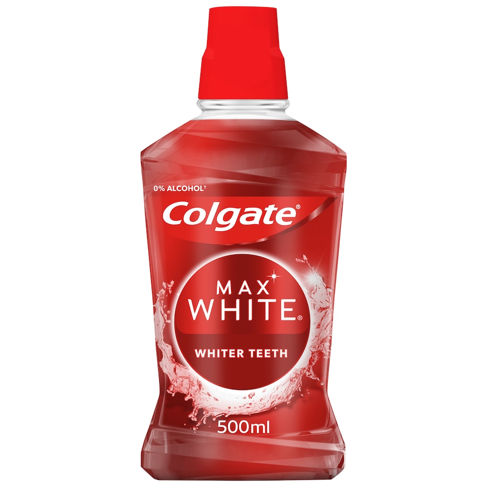 Colgate Max White Whiter Teeth szájvíz fogfehérítő hatással 500 ml 1. kép