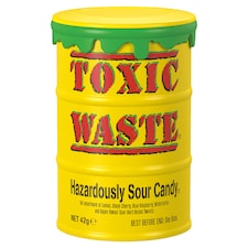 Toxic Waste Sour Candy Drum 42G