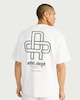 image 3 of F&F Active EVERYHOUR Cotton Rich Oversized Fit T-Shirt in White
