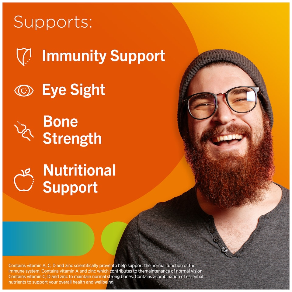 image 1 of Centrum Multigummies Immunity Support Orange Gummies 60s