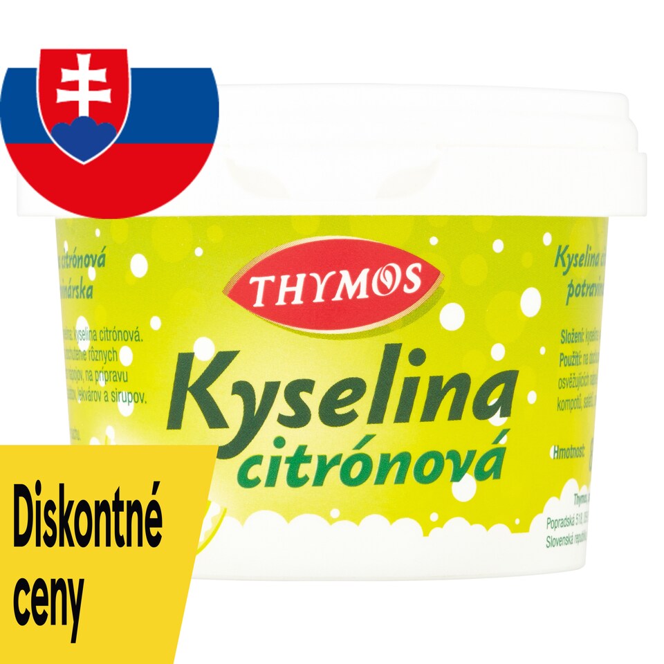 Thymos Kyselina citrónová potravinárska 80 g