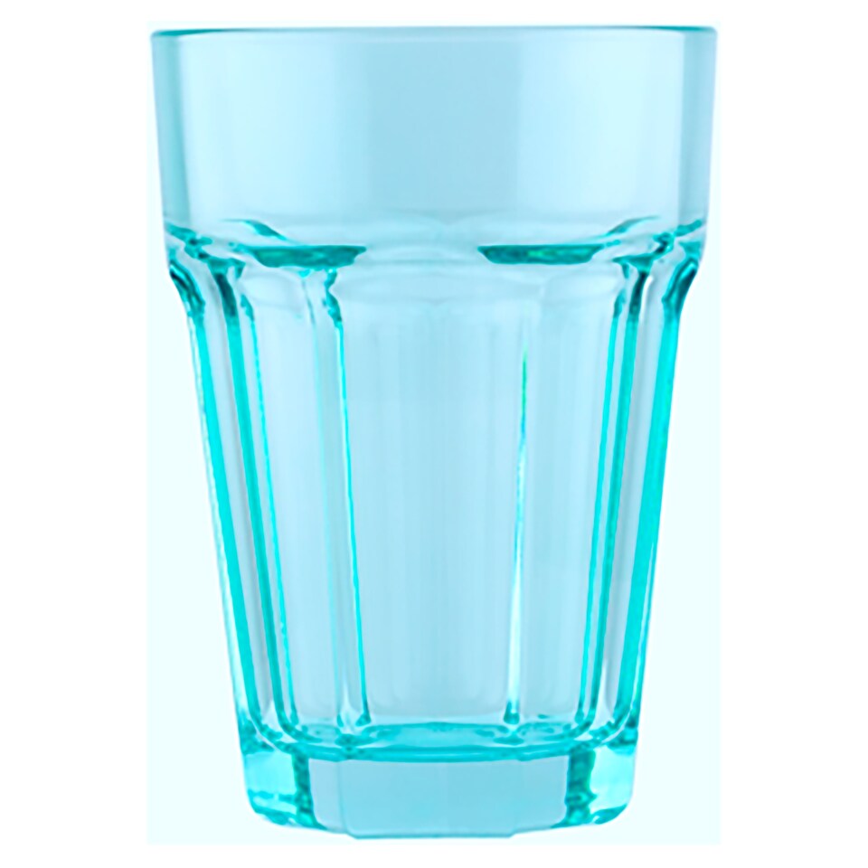 Tesco Blue Coloured Soda Glass