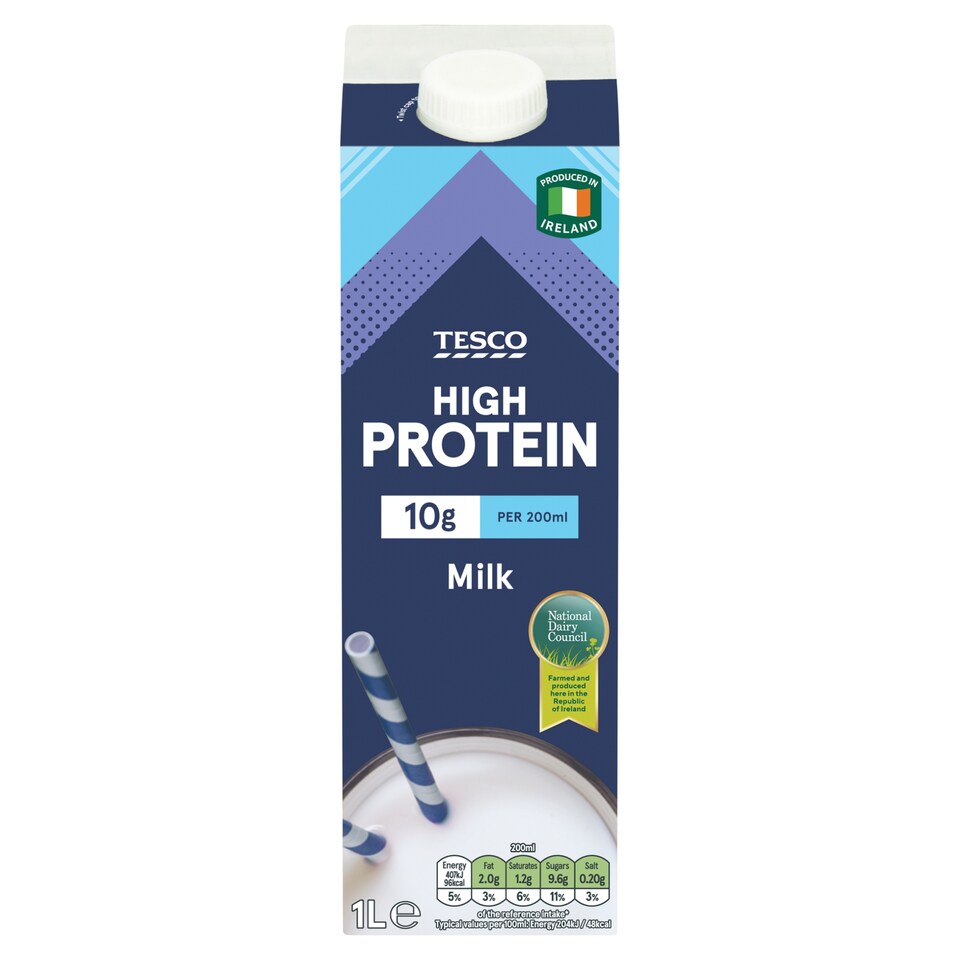 Tesco High Protein Milk 1L