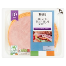 Tesco Deli Style Crumbed Ham 200G